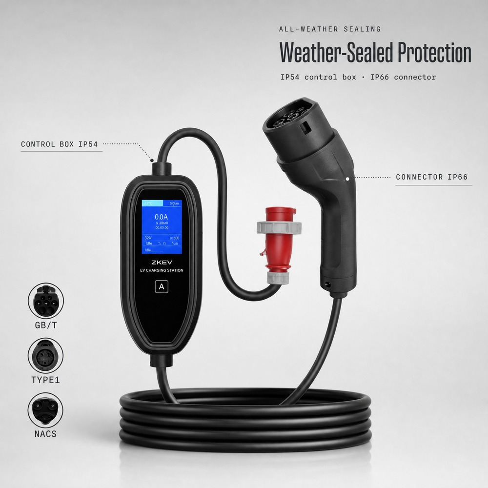 Cargador portátil para vehícul - Home Ev Charger reseña y precio