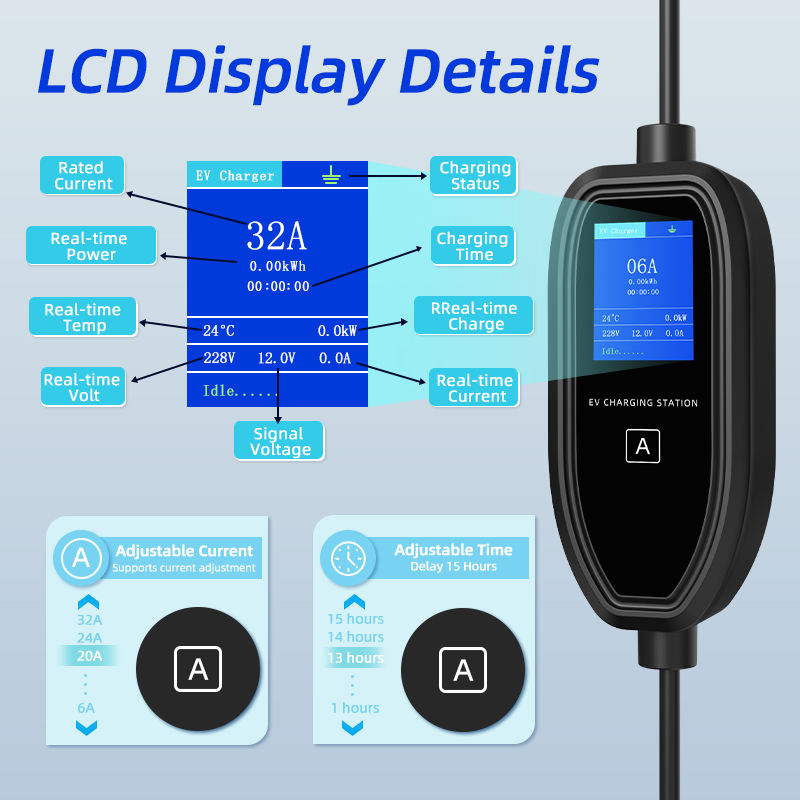 Cargador portátil para vehícul - Home Ev Charger reseña y precio